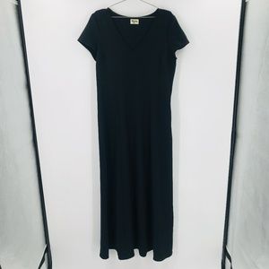 Show Me Your Mumu Cap Sleeve V Neck Geneva Gown Black Size XXL